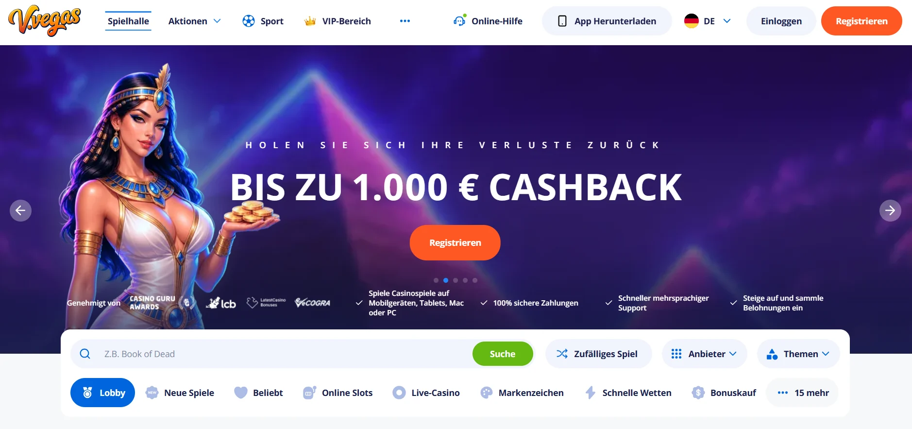 besten online casinos Vulkan Vegas