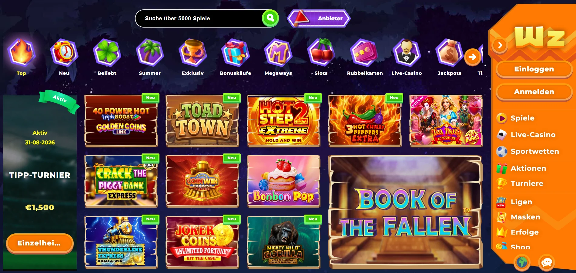 online casino austria Wazamba